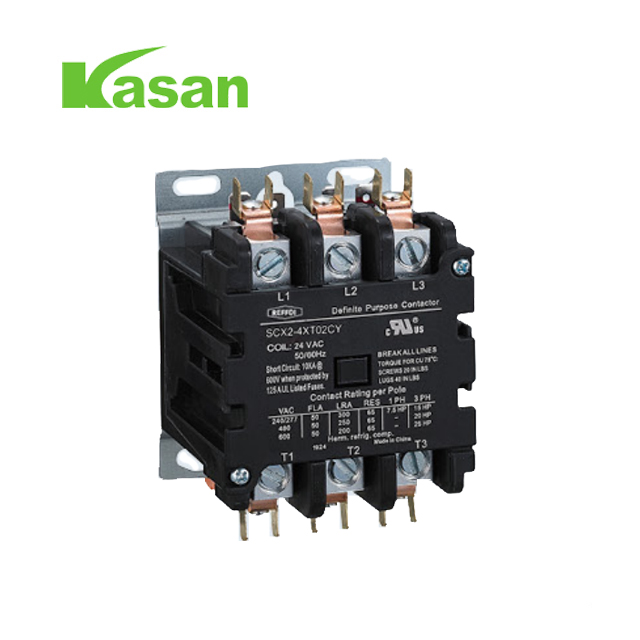 ການຂາຍຮ້ອນ HVAC 24V 20/30A 3P ເຄື່ອງປັບອາກາດປະເພດ AC Contactor ສໍາລັບເຄື່ອງປັບອາກາດ